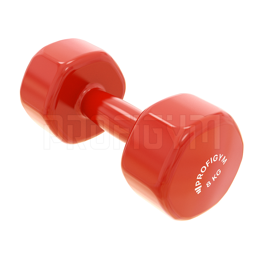 Гантель виниловая 8 кг